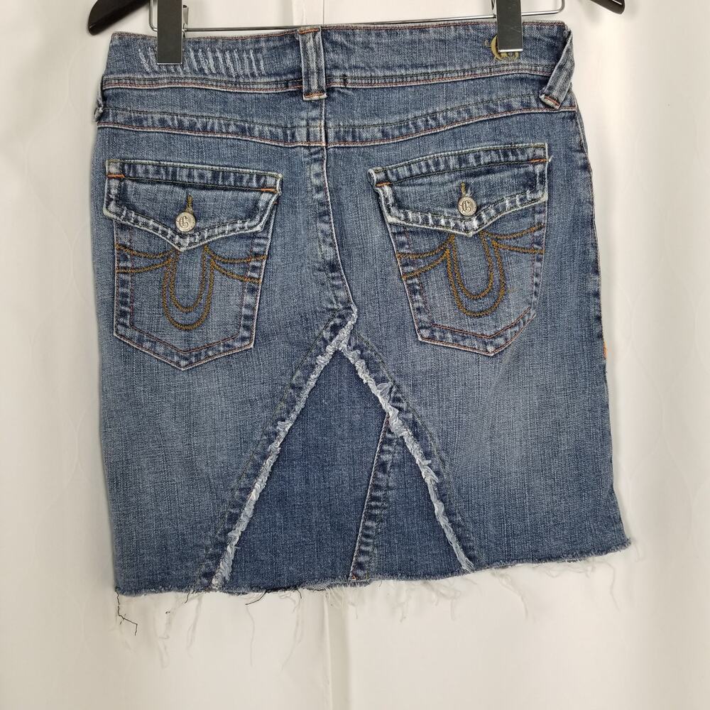 C'est Toi Blue Denim Mini-Skirt - Size M - Picture 2 of 4